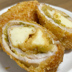 ⑳ ねぎみそのはさみ揚げ